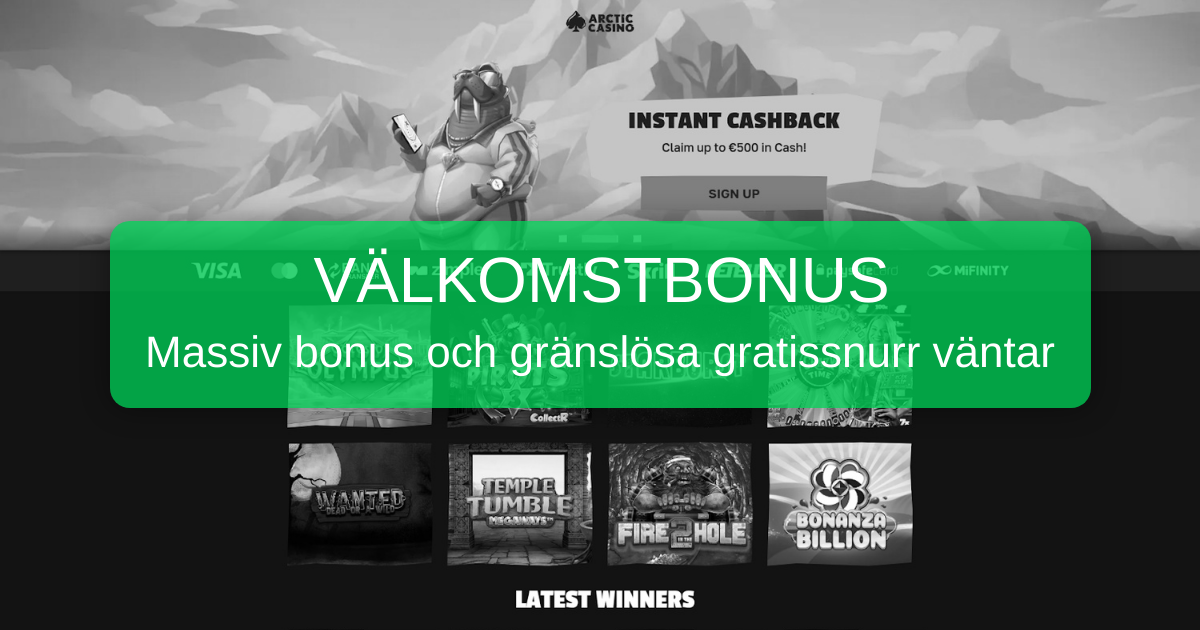 Arctic Casino: Bästa Slots och Bonus i Sverige